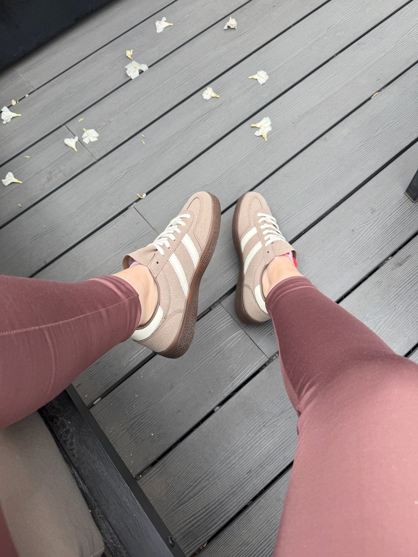 Zapatillas estilo Samba- Café