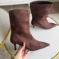 Botas T46 baby taco 4 cm - Chocolate