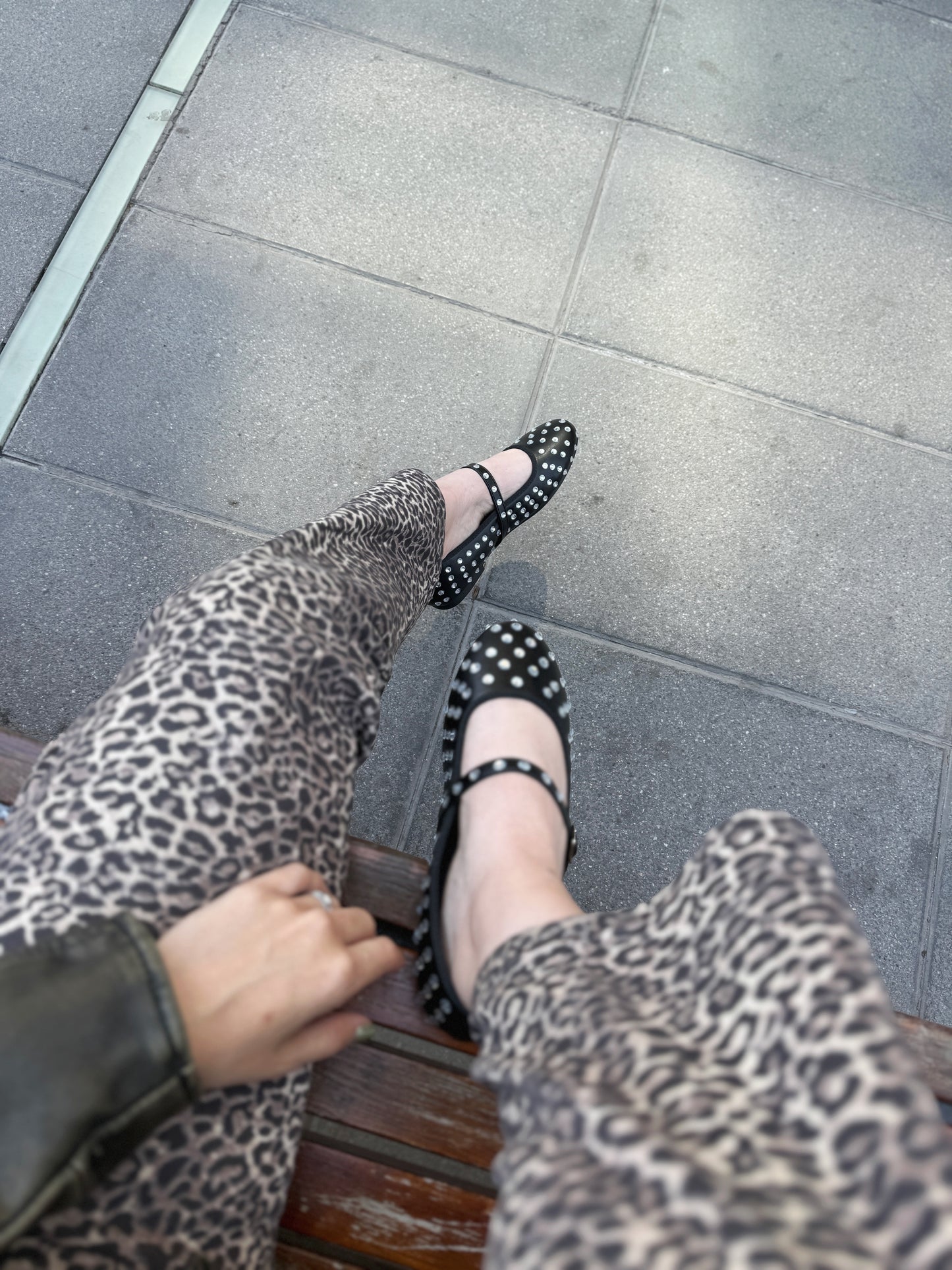 Ballerinas Brillo Negra