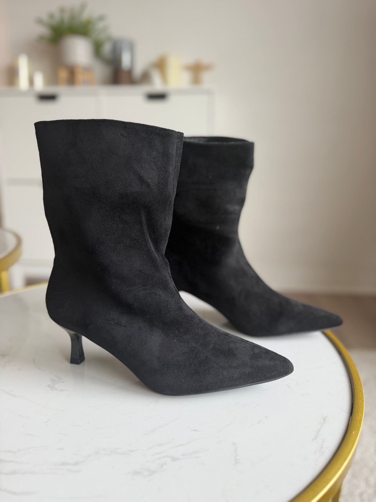 Botas T46 baby taco - Negra