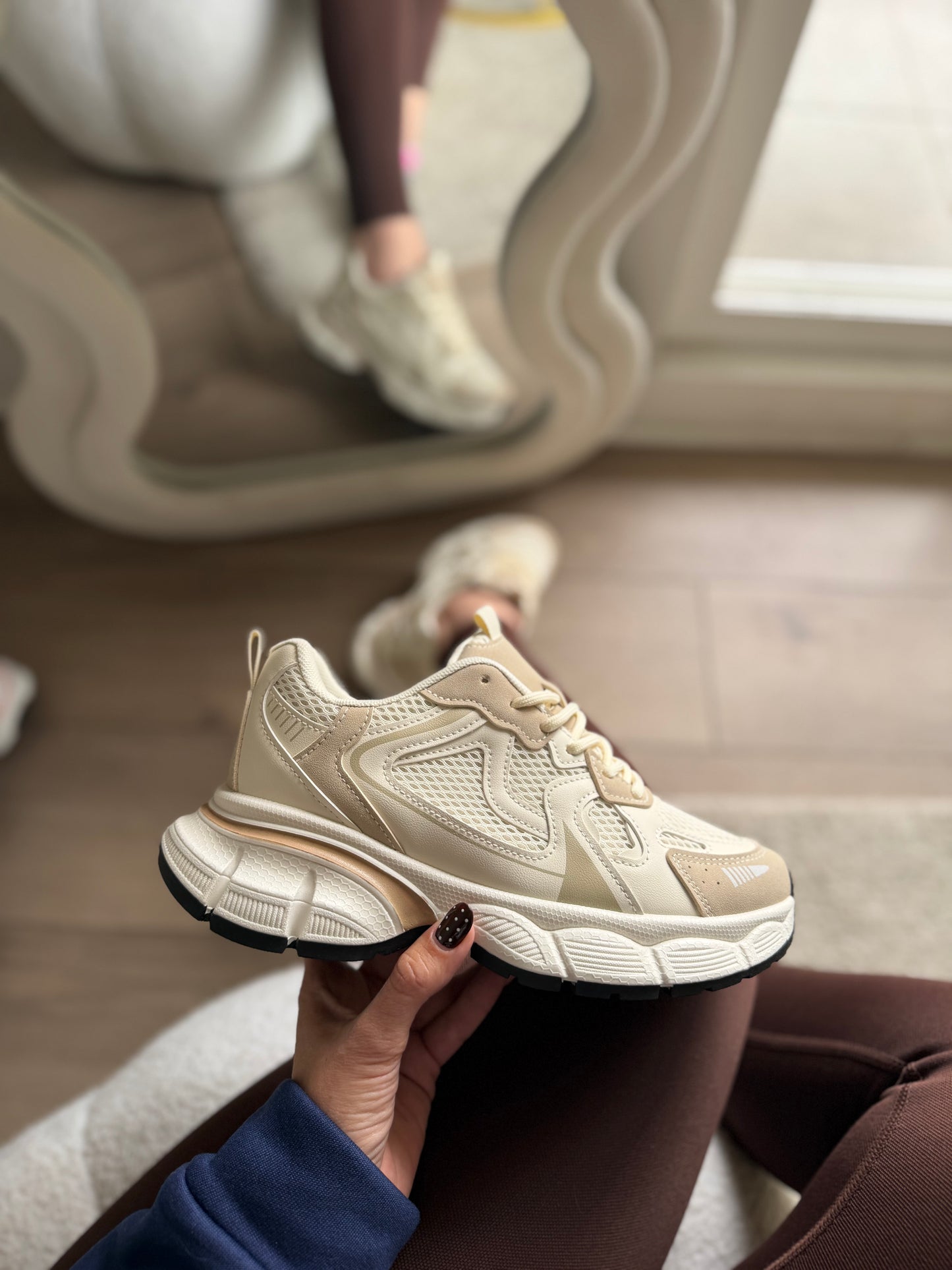 Zapatillas deportivas Beige